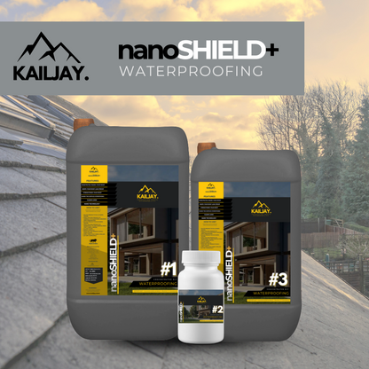 KailJay nanoSHIELD+ DIY Waterproofing – Advanced 3-Step Concrete Protection