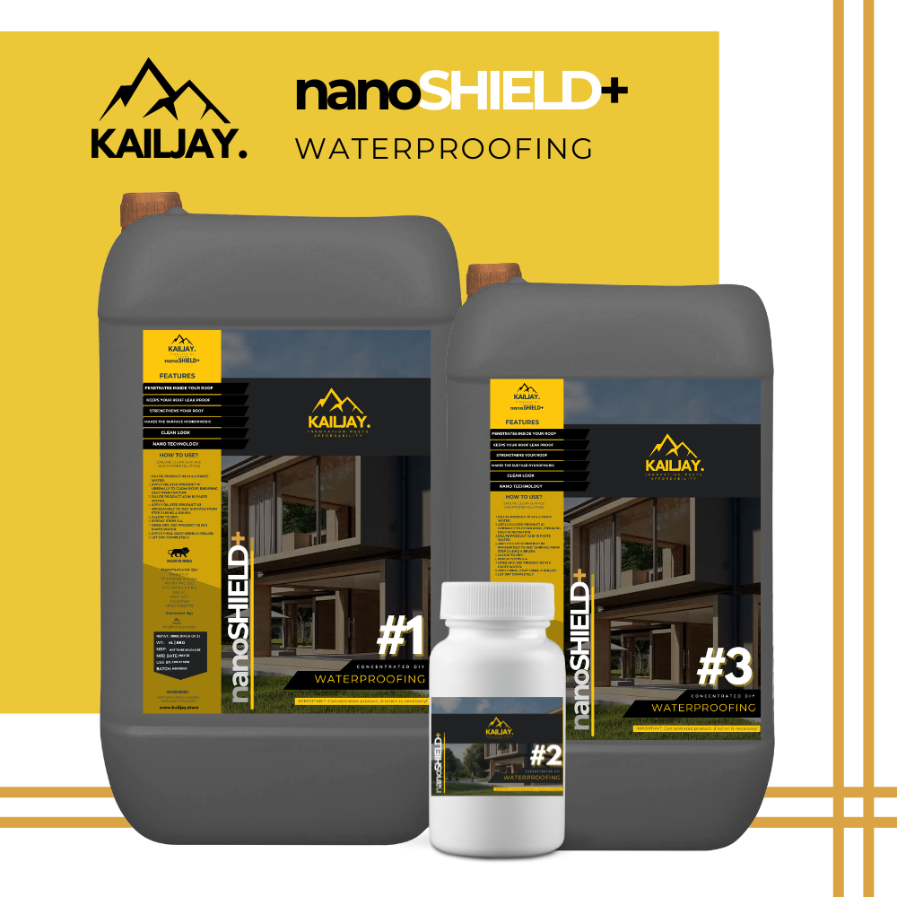 KailJay nanoSHIELD+ DIY Waterproofing – Advanced 3-Step Concrete Protection