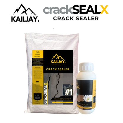 KailJay Crack SealX | Instant Crack Filler | Ready-to-Use Flexible Sealant for Walls, Roofs & Terraces | UV Resistant | For Interior & Exterior (10 Kg)