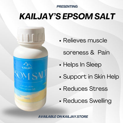 Kailjay's 100% Pure & Natural EPSOM SALT (500G)