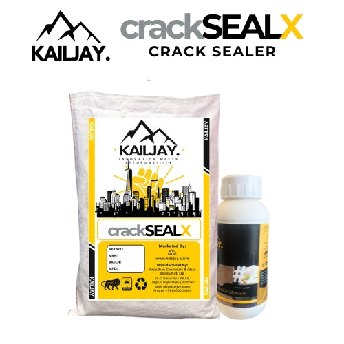 KailJay Crack SealX | Instant Crack Filler | Ready-to-Use Flexible Sealant for Walls, Roofs & Terraces | UV Resistant | For Interior & Exterior (10 Kg)