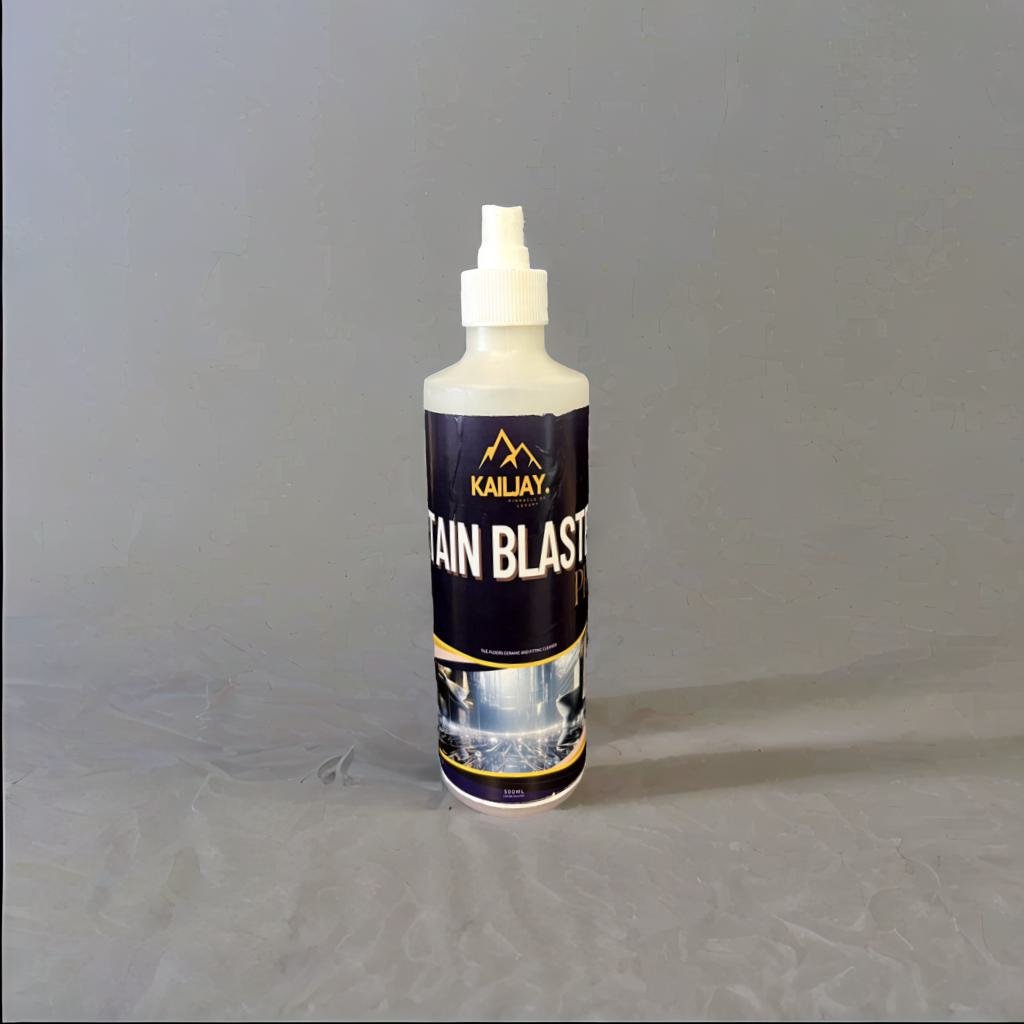 Kailjay's StainBlasterPro Eco-Friendly Hard Water Stain and Tough Lime Scale Remover, Spray and Scrub Cleaner for Bathrooms, Taps, Faucets, Basins, Showers, and Floor Tiles